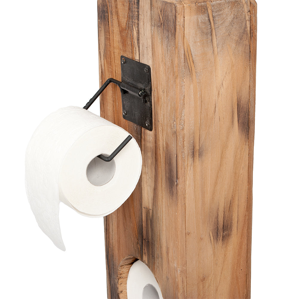 Teak Toilettenpapierhalter SABI-L ca. H105cm