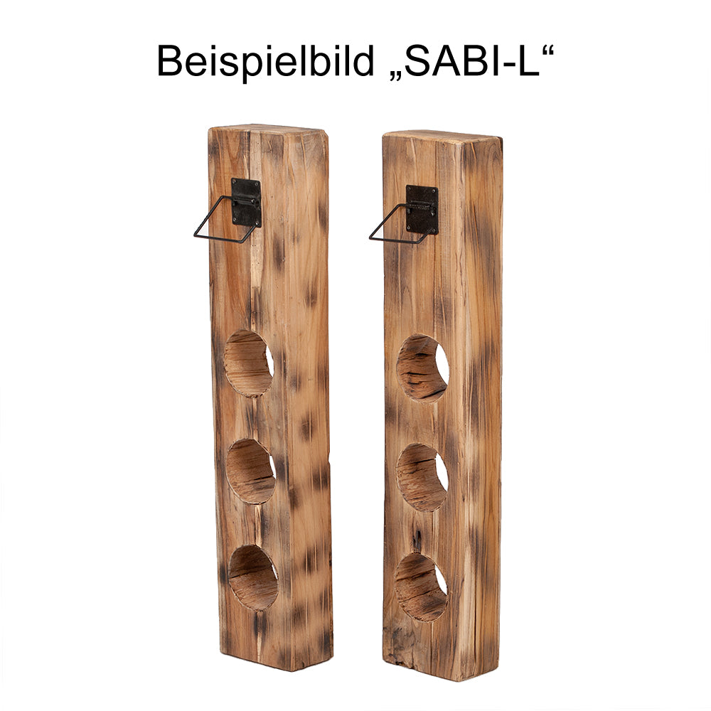 Teak Toilettenpapierhalter SABI-L ca. H105cm