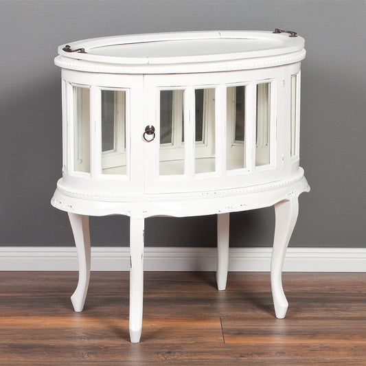 Barschrank CORUNA Mahagoni Antique White