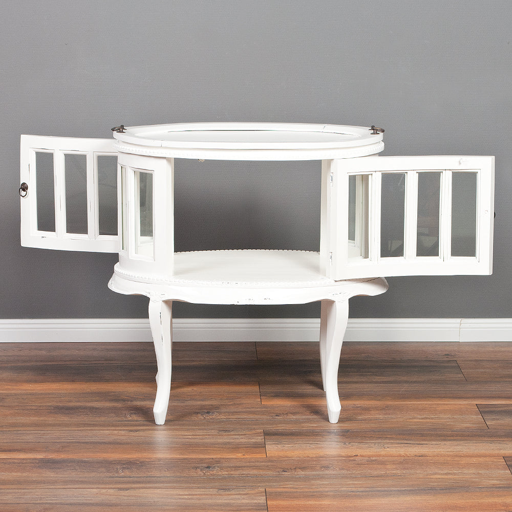 Barschrank CORUNA Mahagoni Antique White