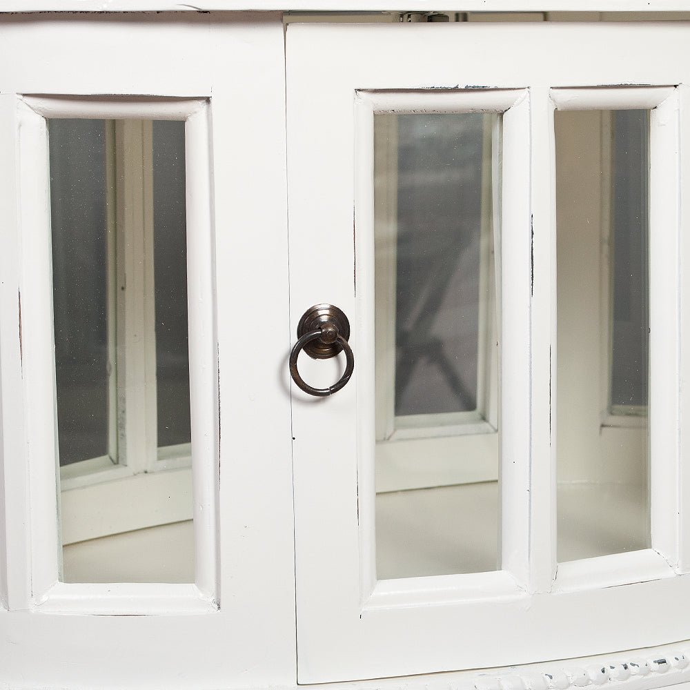 Barschrank CORUNA Mahagoni Antique White