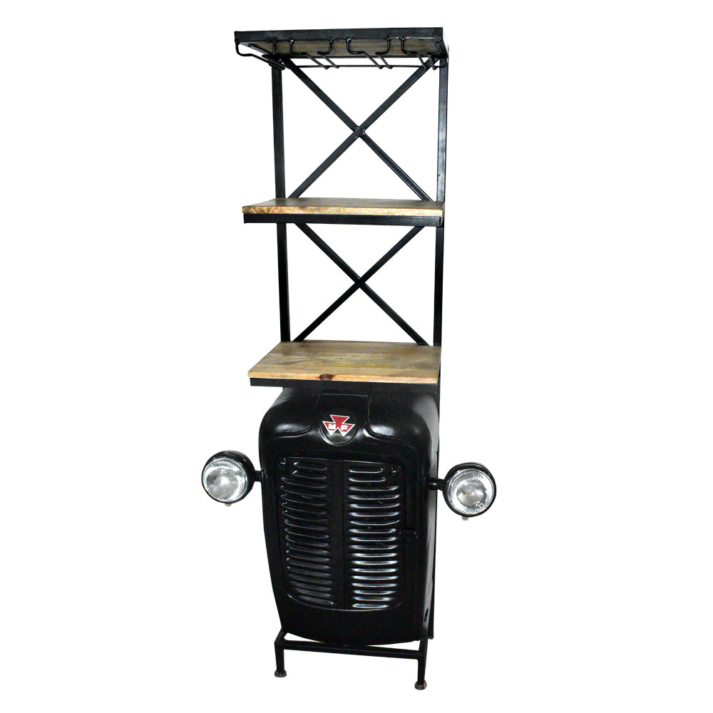 Traktor-Bar-Regal INDUSTRY Schwarz ca. H180cm