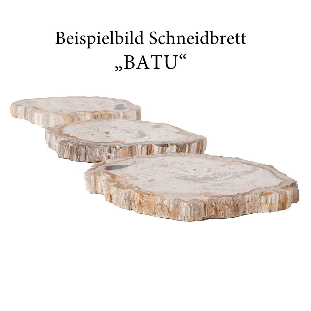 Versteinertes Schneidebrett BATU ca. L25-30cm