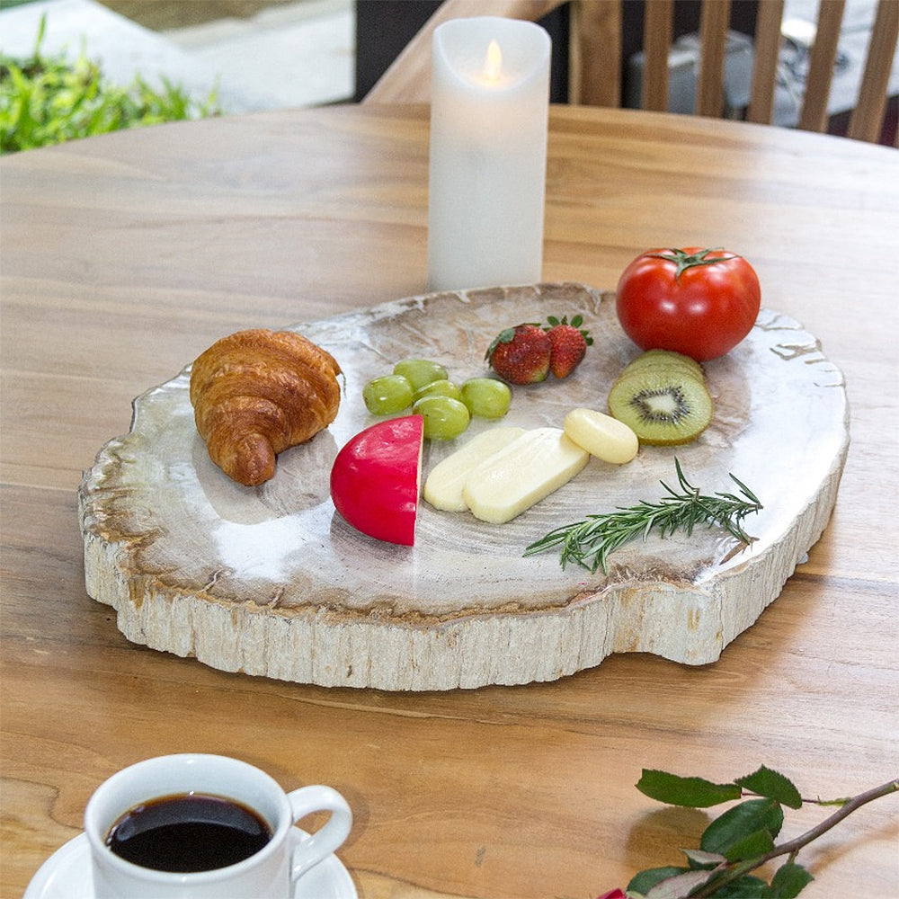 Versteinertes Schneidebrett BATU ca. L25-30cm