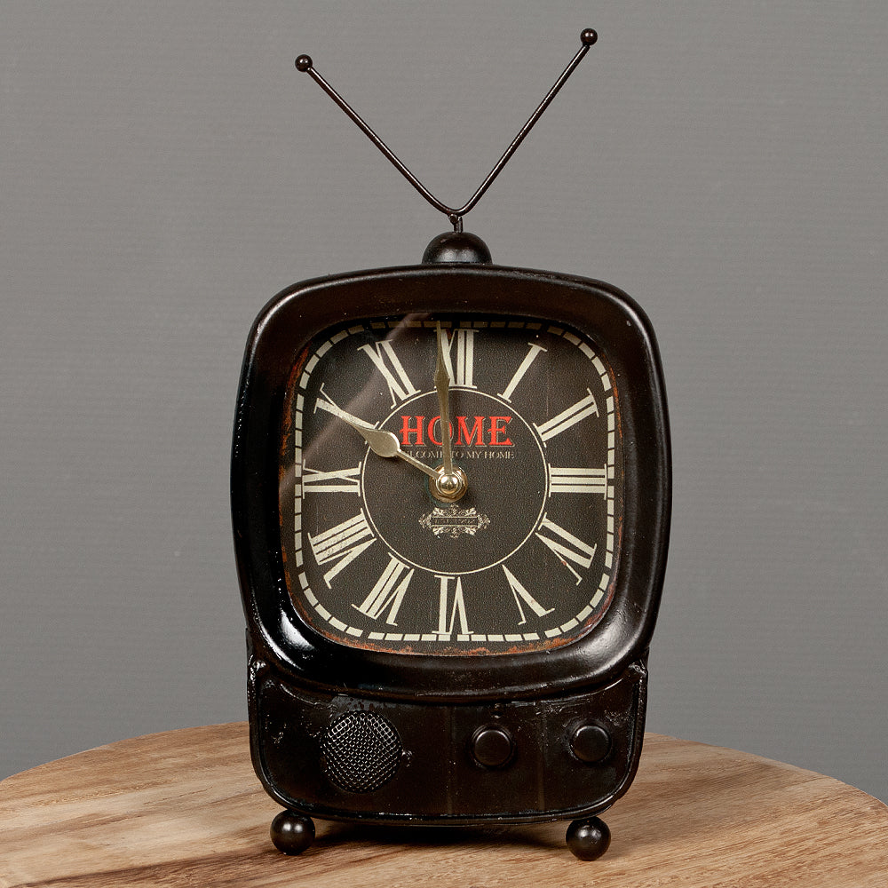 Originelle Vintage Tischuhr TIWI 30cm Retro Design