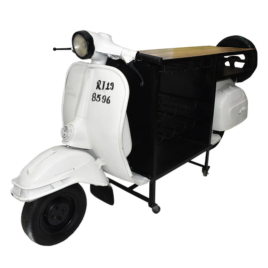 Vintage Tresen SCOOTER Antik-Weiß ca. L210cm