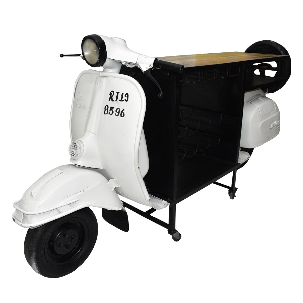Vintage Tresen SCOOTER Antik-Weiß ca. L210cm