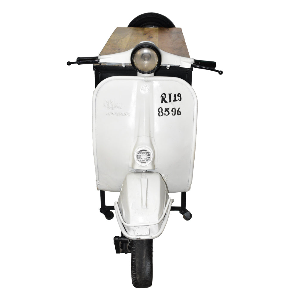 Vintage Tresen SCOOTER Antik-Weiß ca. L210cm