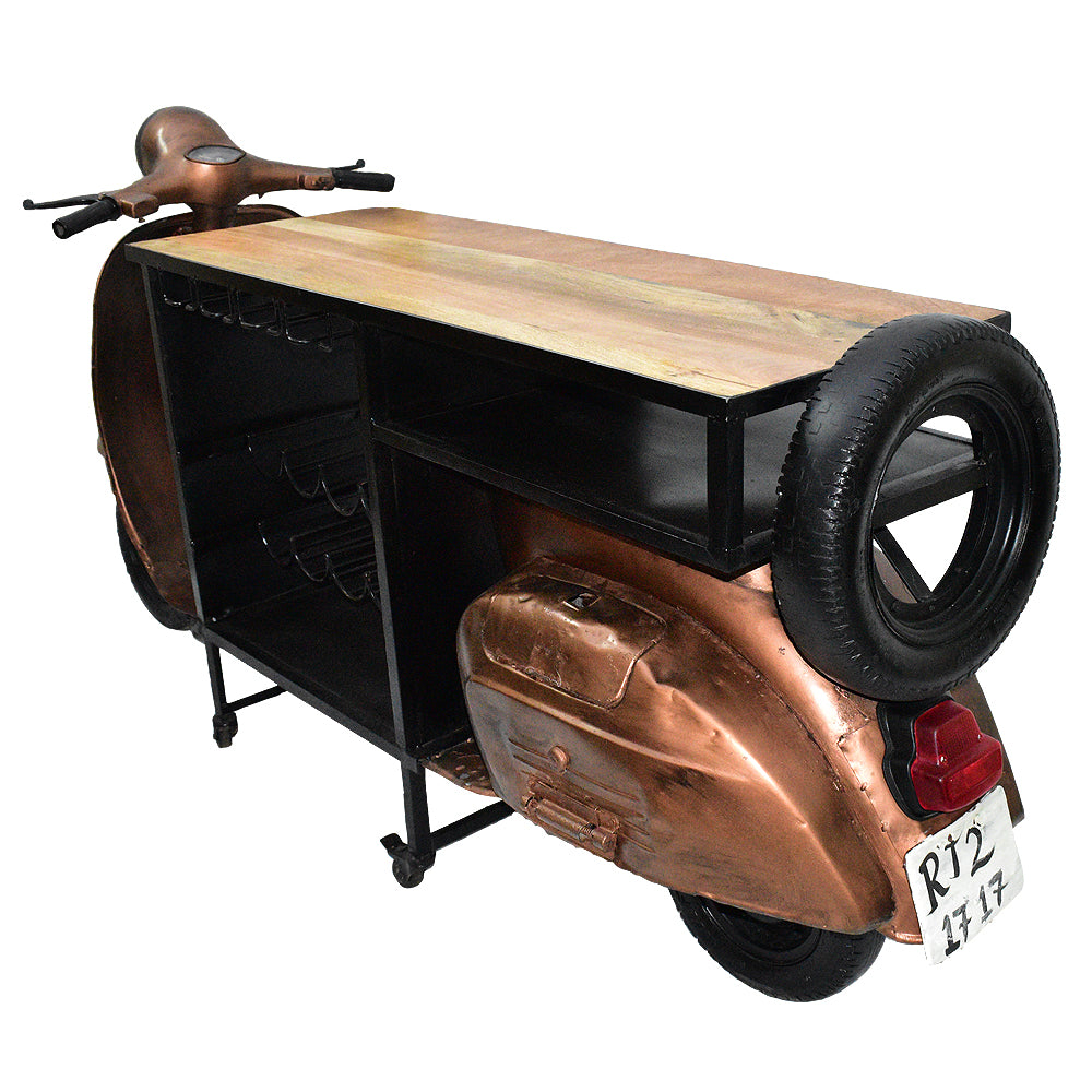 Vintage Tresen SCOOTER Bronze ca. L210cm
