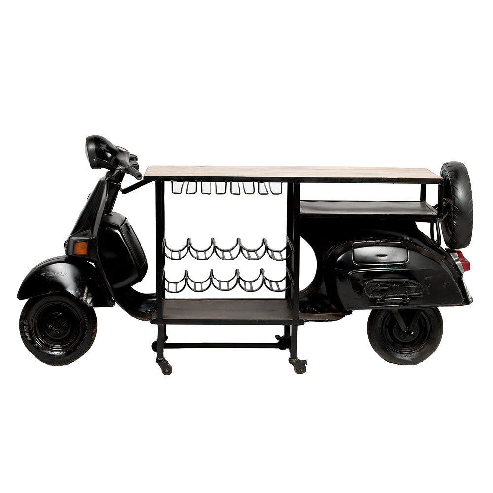 Vintage Tresen SCOOTER Schwarz ca. L210cm