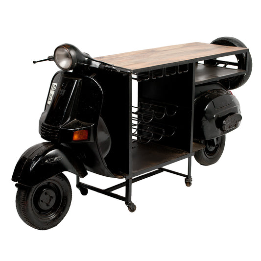 Vintage Tresen SCOOTER Schwarz ca. L210cm
