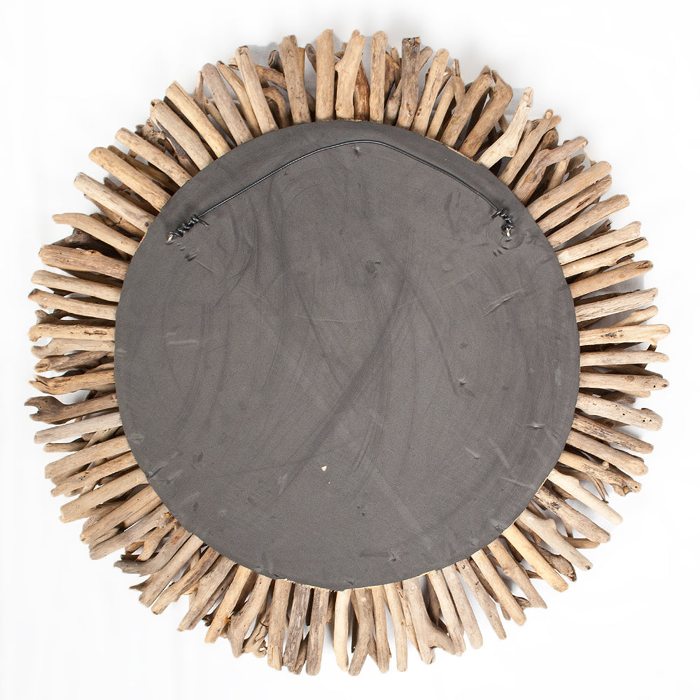 Wand-Deko-Objekt BULAT Natural Ø ca. 70cm Treibholz Wandbild