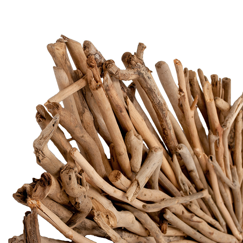 Wandbild Aus Treibholz Rund, 80 Cm Durchmesser – Natur-Deko Aus Schwemmholz, Inkl. Aufhängung