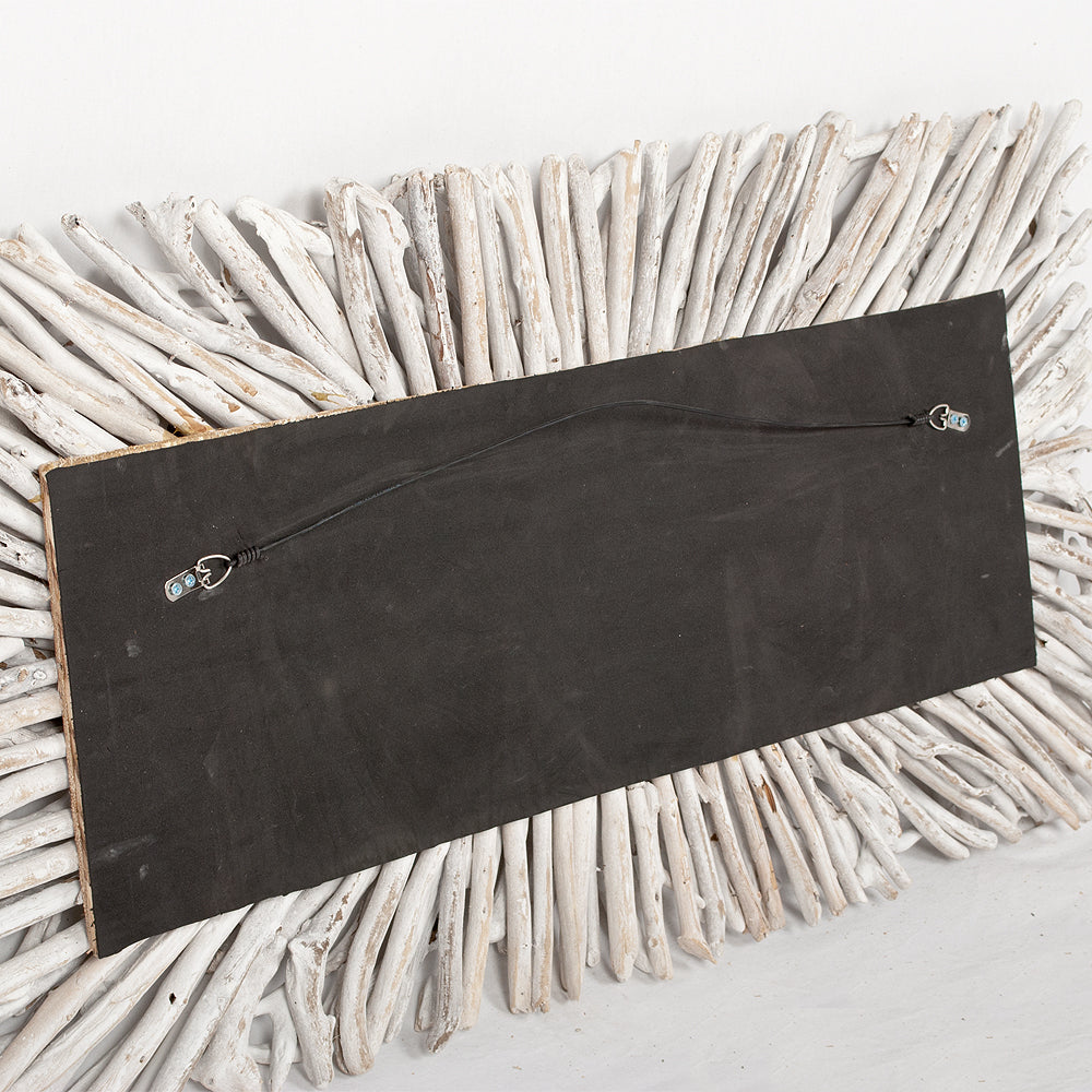 Wand-Deko-Objekt BULAT White Wash ca. L120cm Treibholz