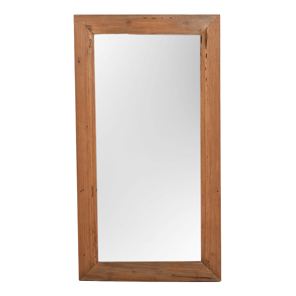Wandspiegel TEAK 130x70cm recyceltes Teak natural Spiegel