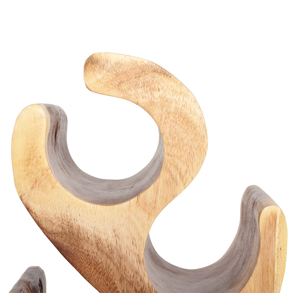 Massivholz Weinregal Flaschenhalter BOTOL-L ca. H100cm Suar