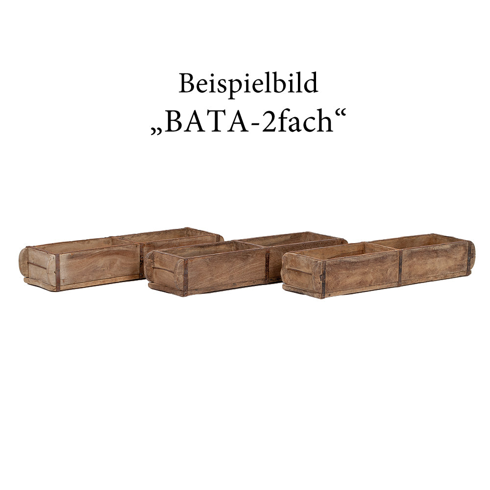Ziegelform BATA-4 mit Metallbeschlägen