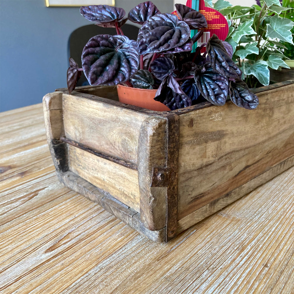 Original Ziegelform BATA 60cm mit Metallbeschlägen Unikat