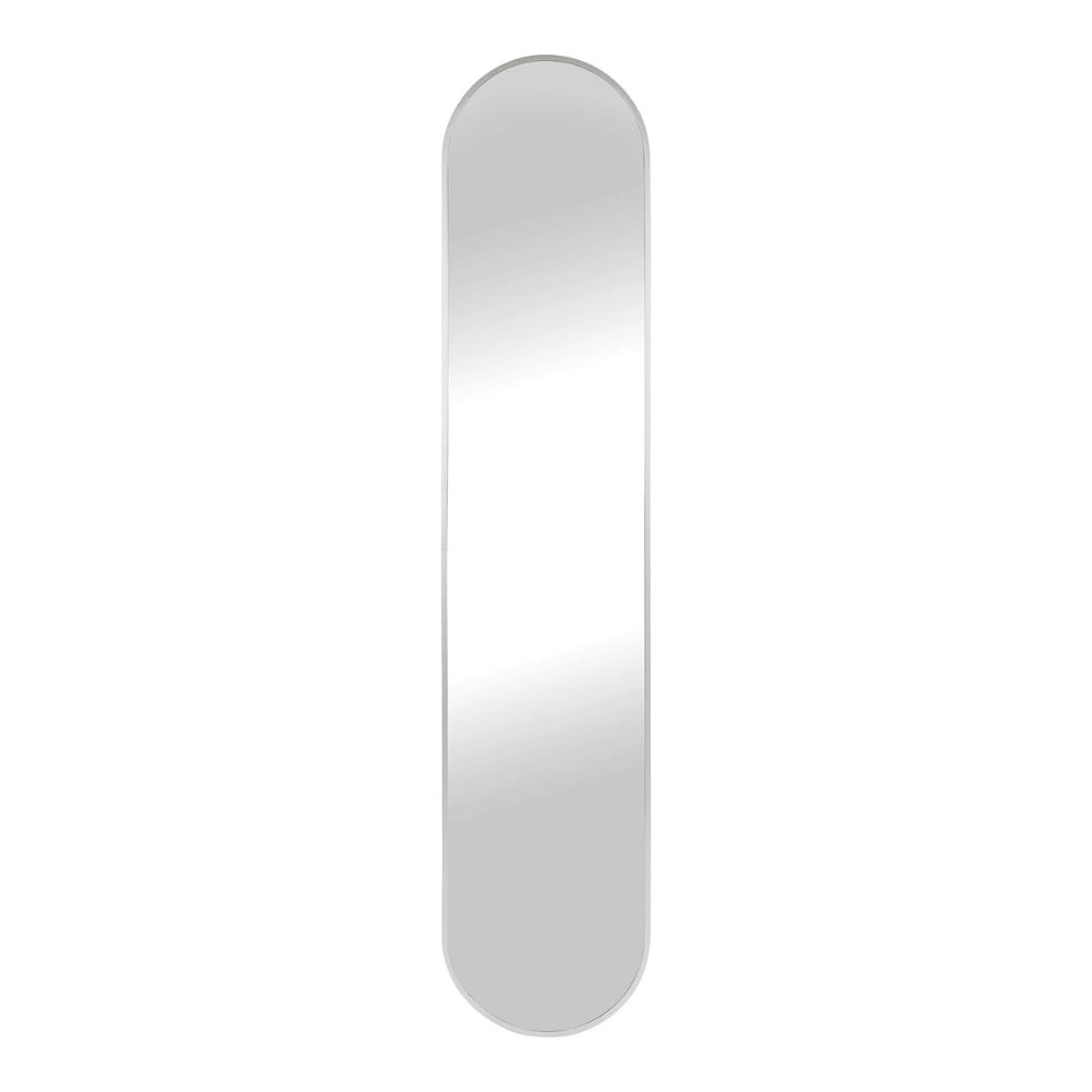 Moderner Spiegel SYLVY 170x35 cm silber mit Aluminiumrahmen
