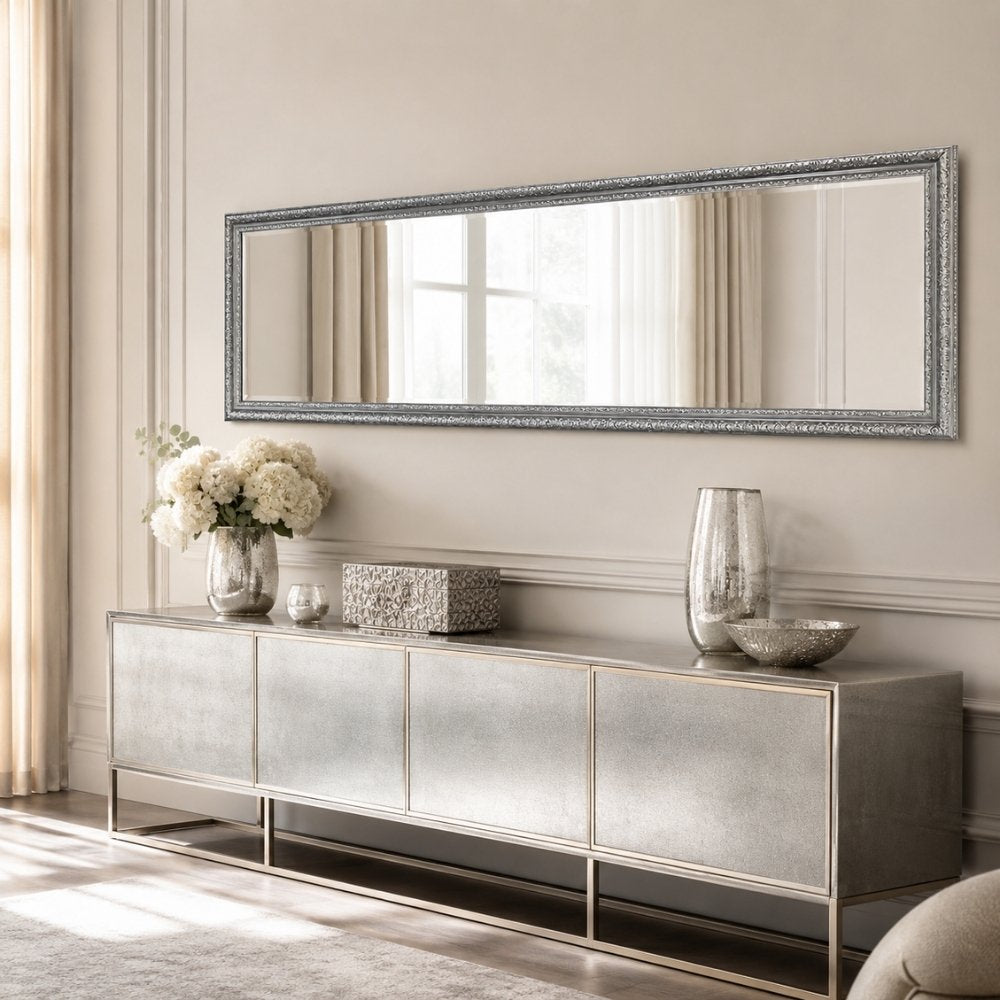 Moderner Spiegel JENNY Silber ca.170x50cm Wandspiegel