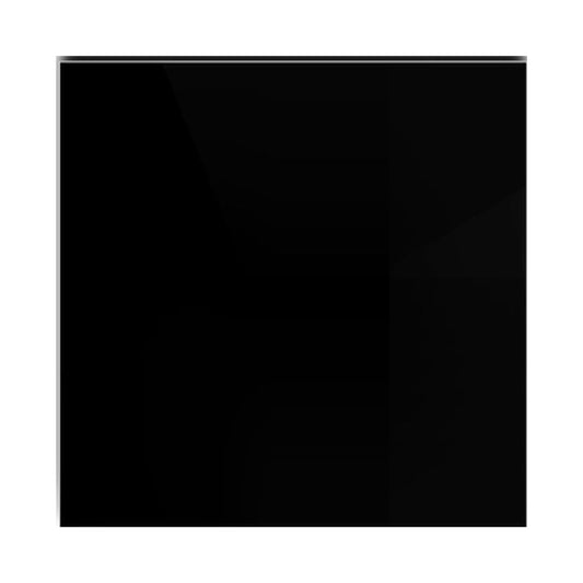 Glasplatte TERRY 60x60cm schwarz 8mm quadratisch ESG Glas