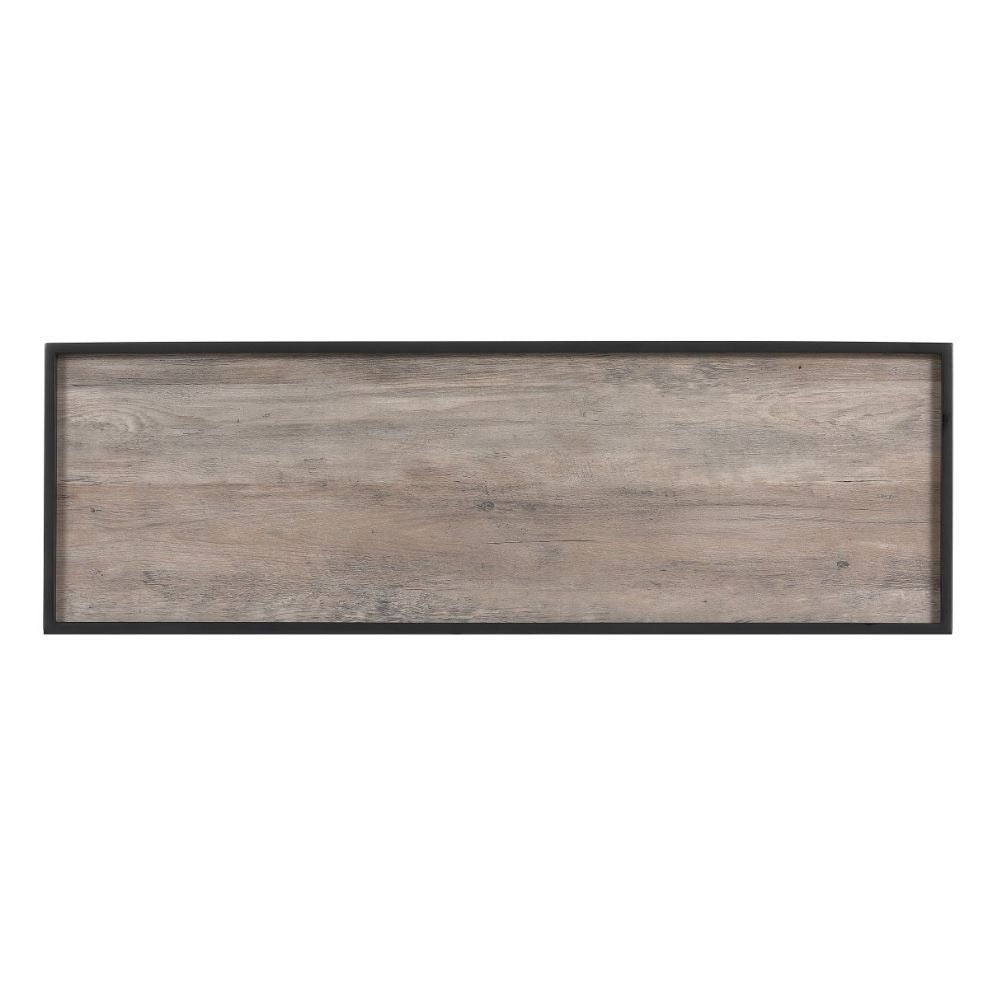 Moderner Konsolentisch CUDA 100cm Altholz-Look Metallgestell