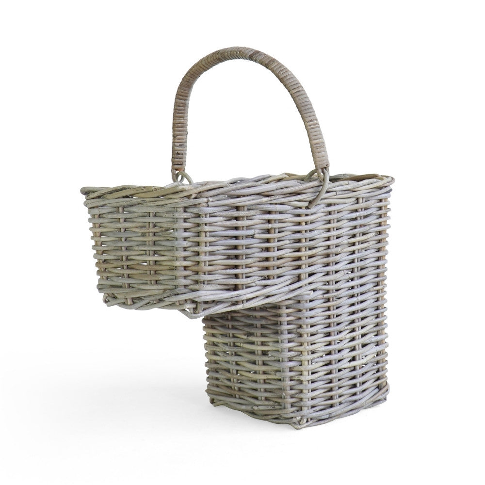 Treppen-Pflanzkorb VERONA natural ca.43cm Treppenkorb Kubu Grey