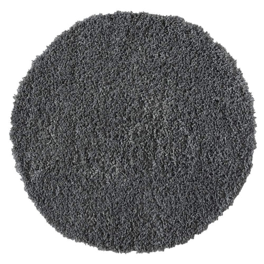Hochflor Teppich SHAGGY grau rund diverse Größen