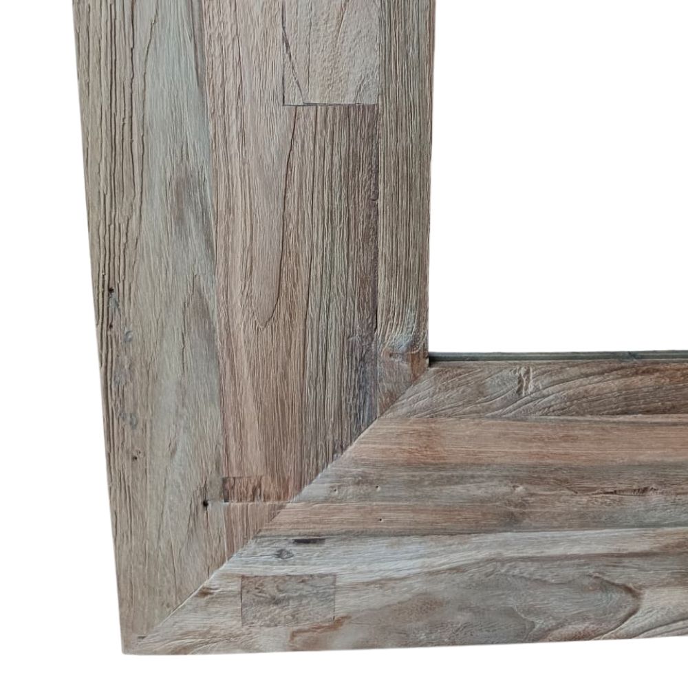 Recycelter Teakholz Spiegel KING 200x100 cm Standspiegel