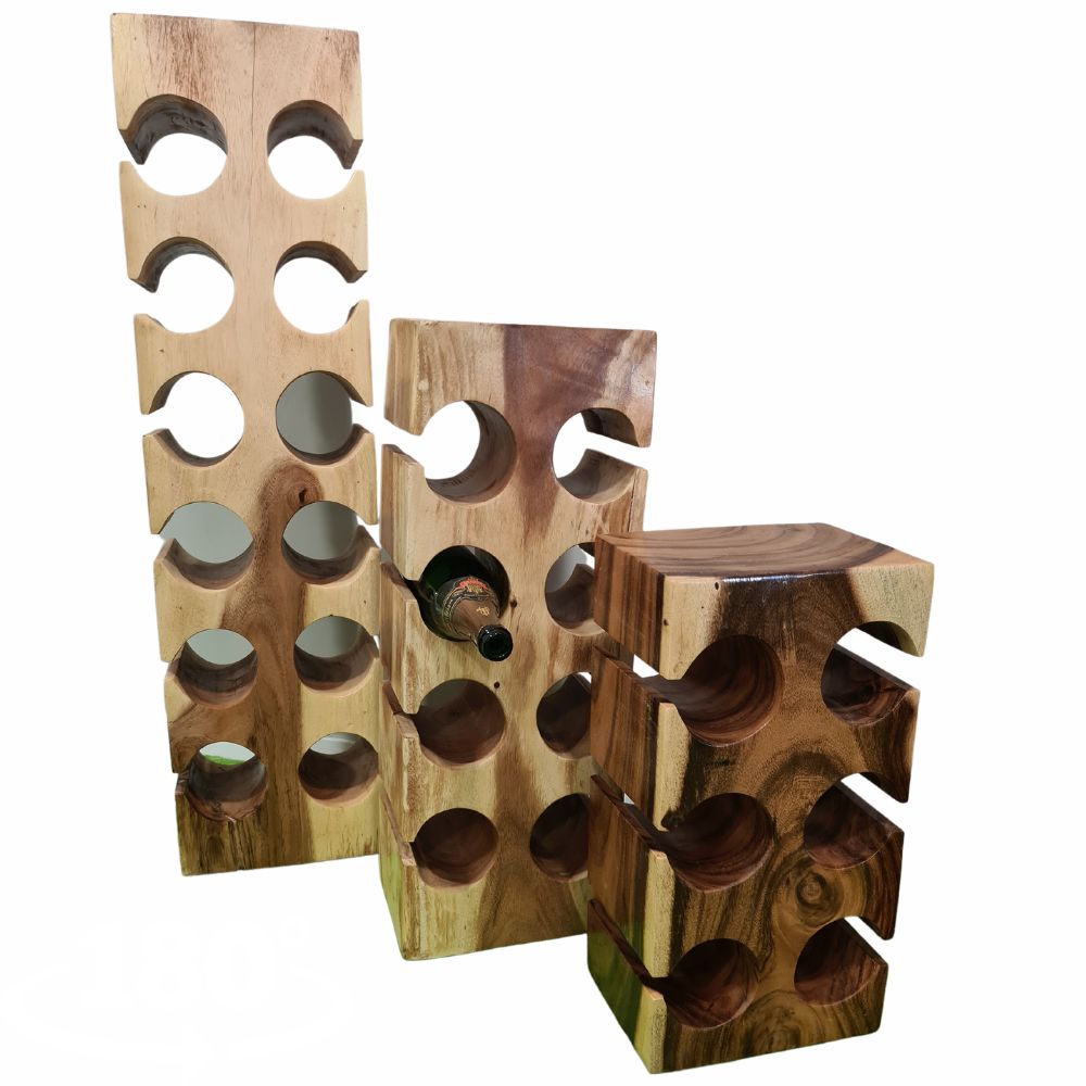 Weinregal / Flaschenhalter BUTELKA ca. H50cm Suar Bottlerack