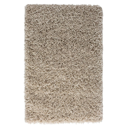 Hochflor Teppich SHAGGY beige rechteckig diverse Größen