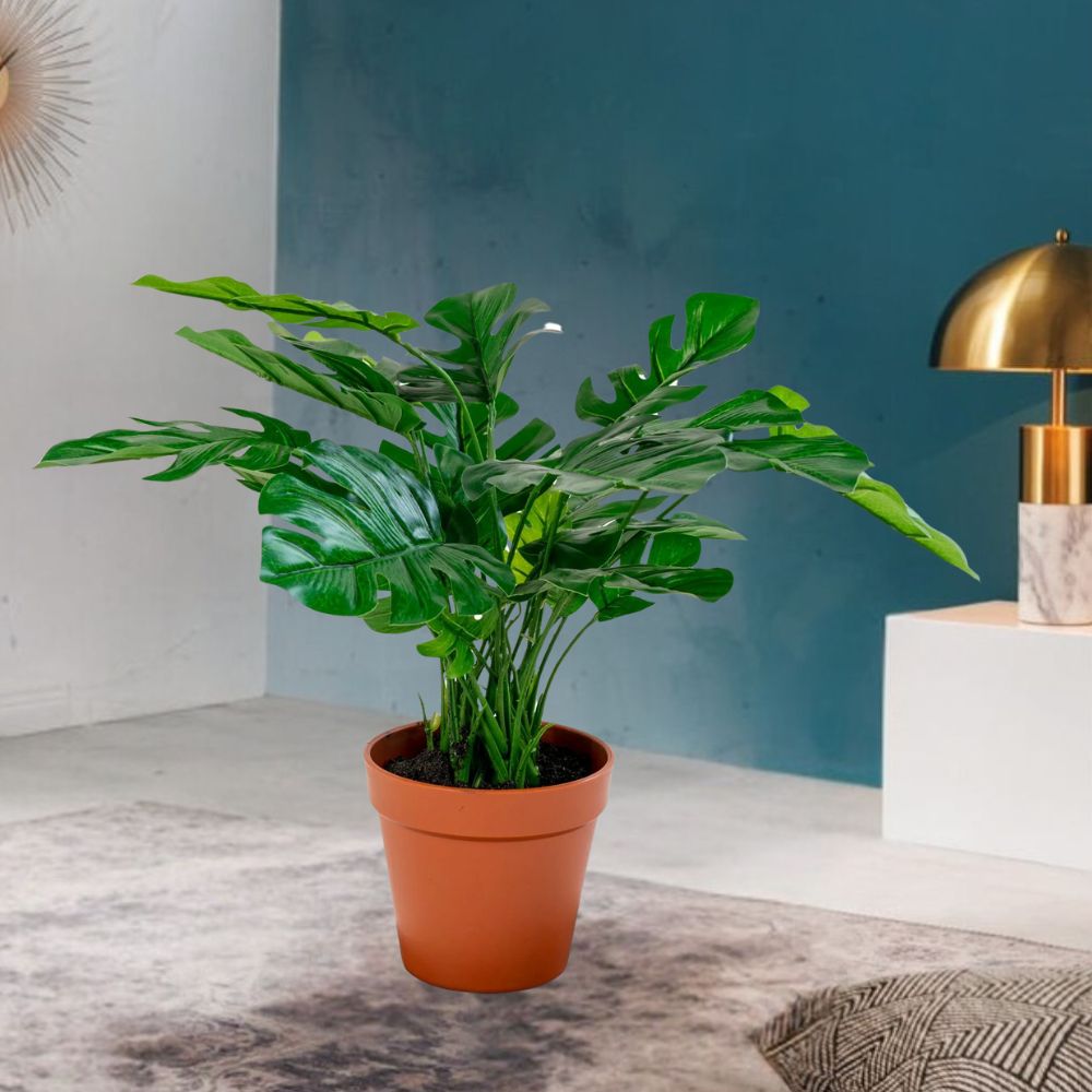 Künstliche Pflanze Monstera FENSTERBLATT ca. H45cm Deliciosa