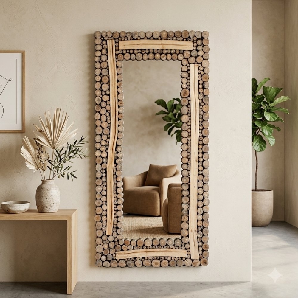 Teak Spiegel BAGIAN ca. 185x90cm Natural