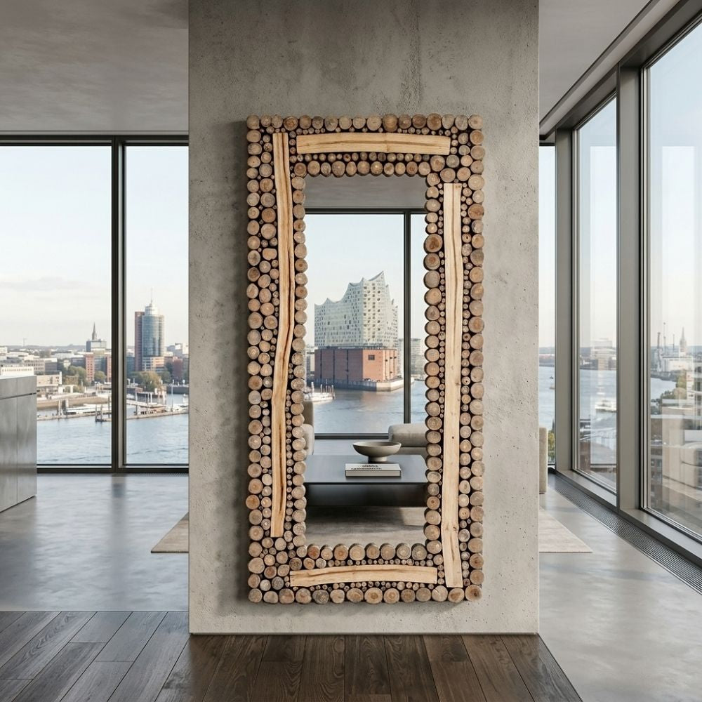 Teak Spiegel BAGIAN ca. 185x90cm Natural