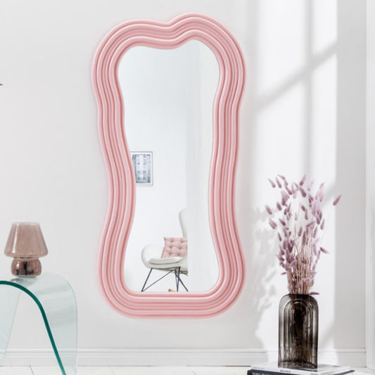 Extravaganter Design Spiegel 100x52cm DIVINA rosa