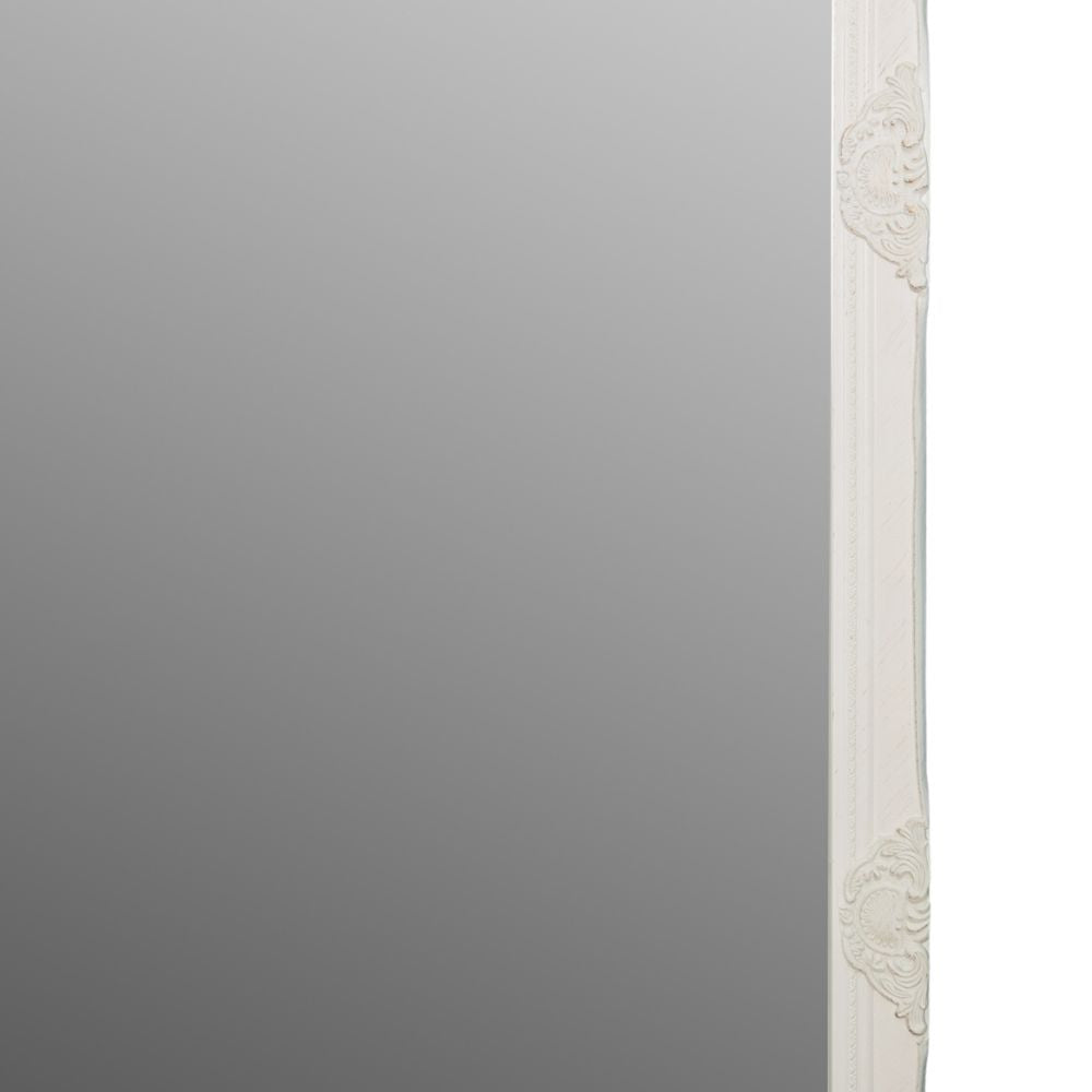 Barock Spiegel LORD antik-weiss 132x72cm Wandspiegel