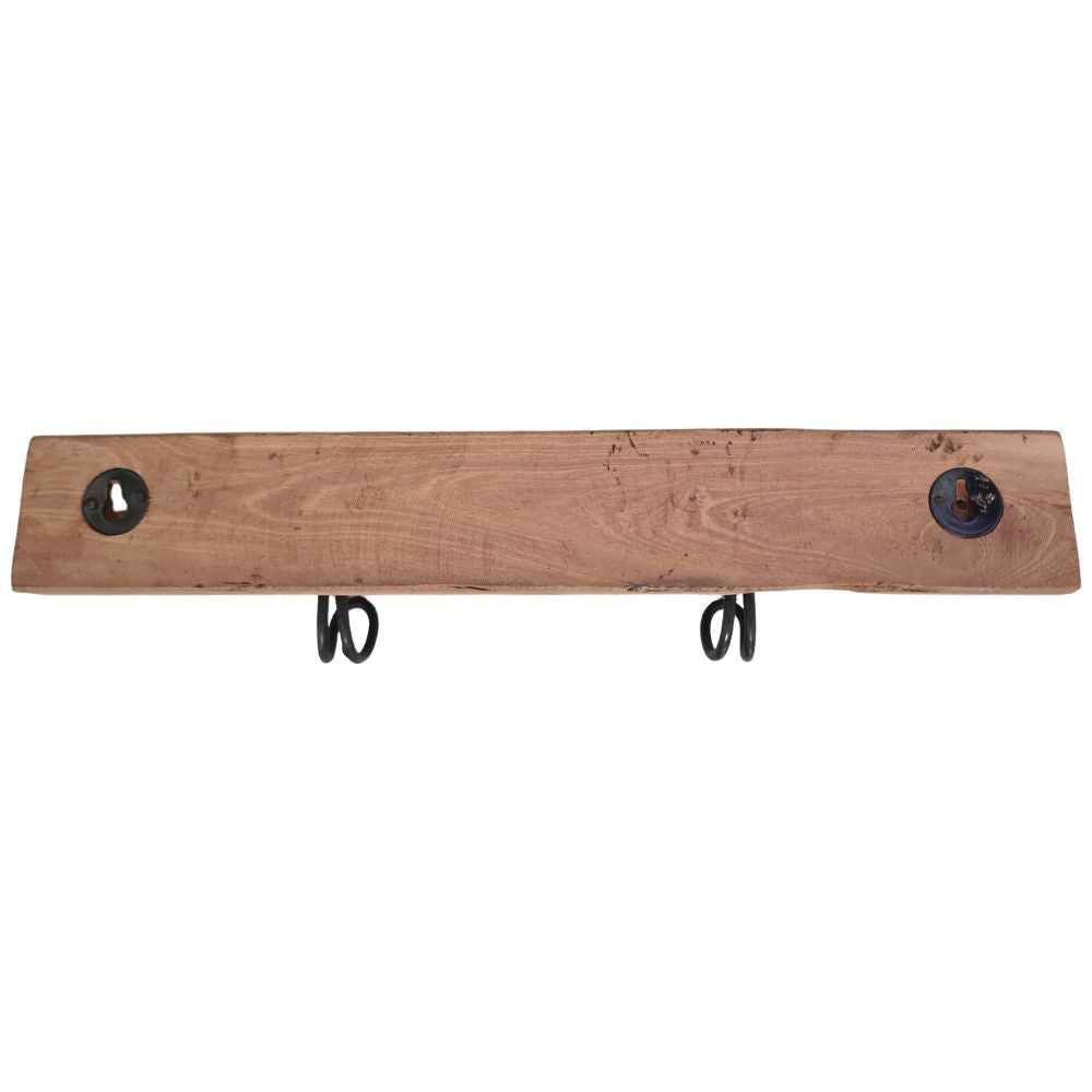 Massive Garderobe VECCHIO 40cm natural recyceltes Holz