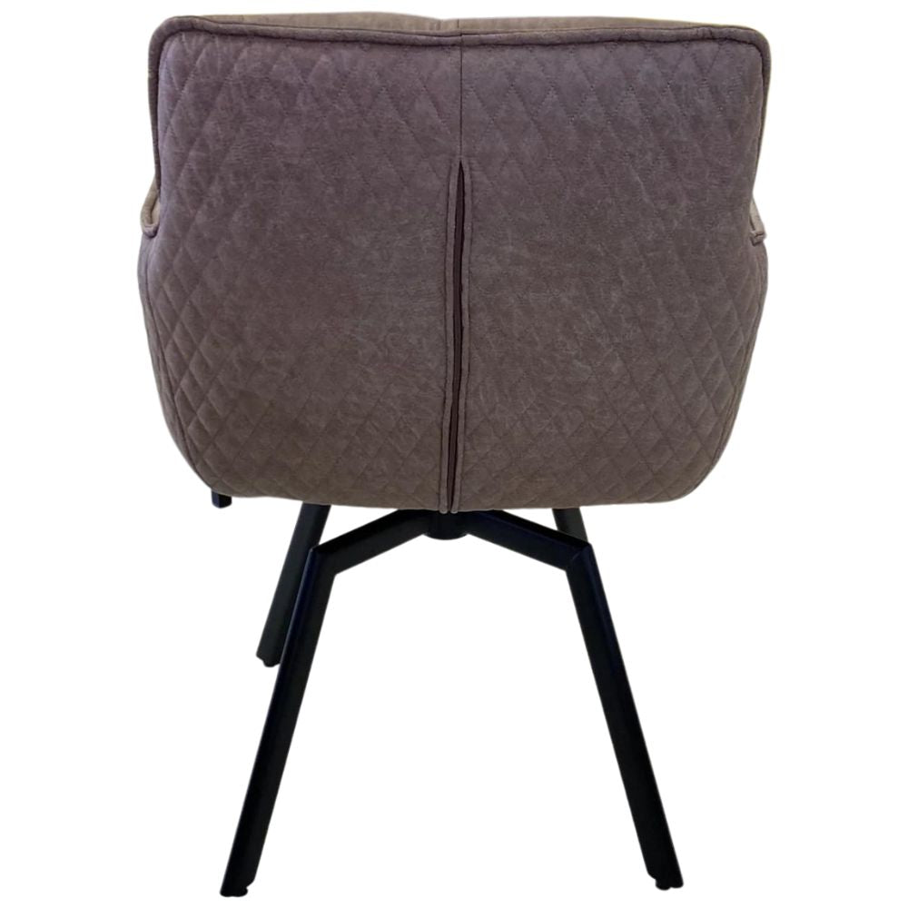 Exquisiter Drehstuhl 360° + Return SPLENDID elephant Leder-Tex-Mix