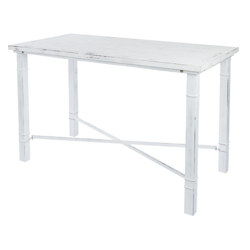 Landhaus Konsole CASA 100cm Shabby-Chic weiss Esstisch