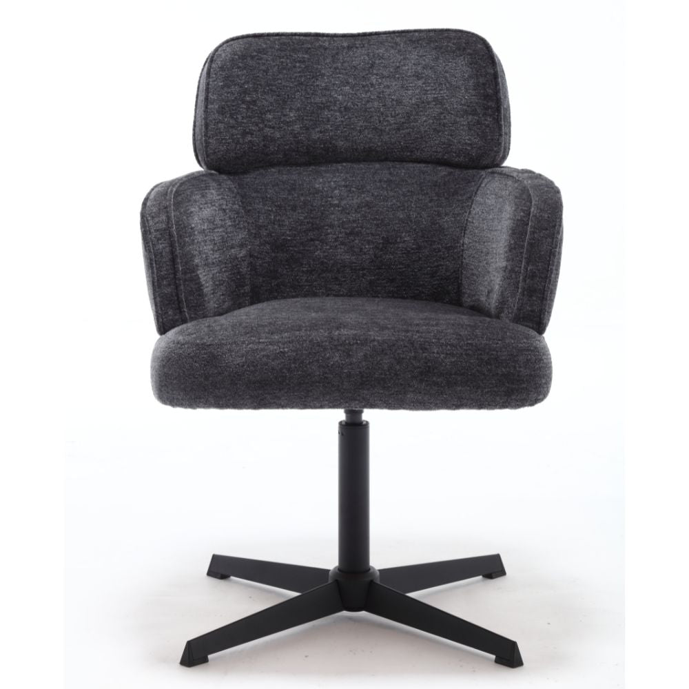 Exklusives 2er-Set Hochlehner Drehstuhl 360° MASSIMO anthrazit