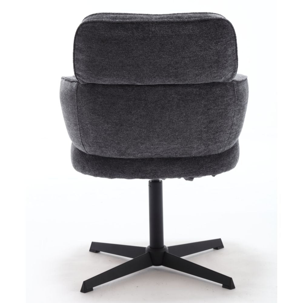 Exklusives 2er-Set Hochlehner Drehstuhl 360° MASSIMO anthrazit