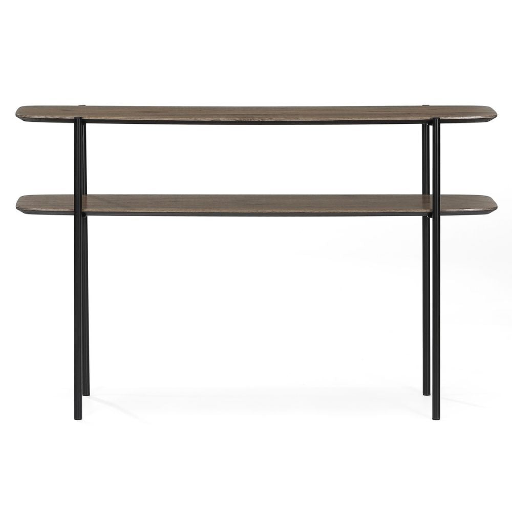 Moderner Konsolentisch PINA 120cm taupe Pinien-Optik Konsole