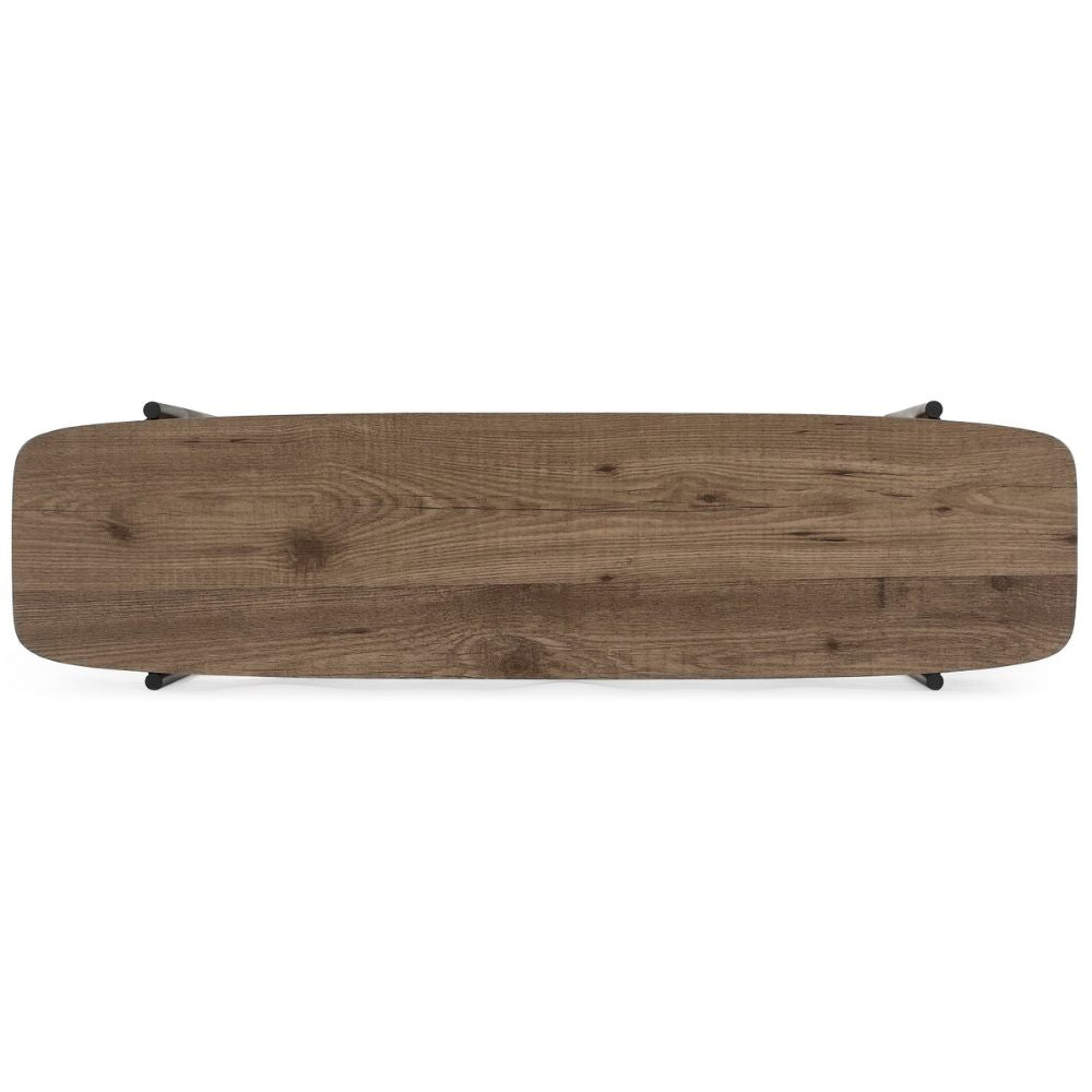 Moderner Konsolentisch PINA 120cm taupe Pinien-Optik Konsole