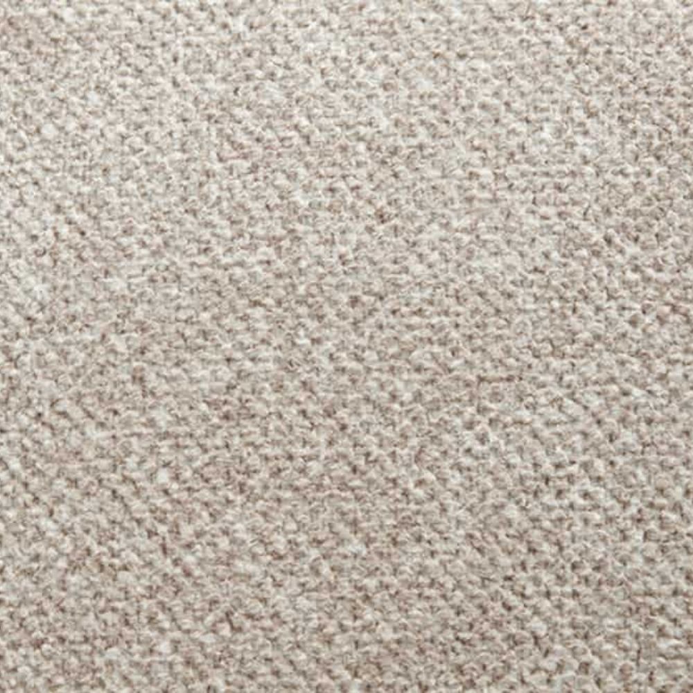 Drehbarer Stuhl ODIN beige Strukturstoff Eichenholz Gestell