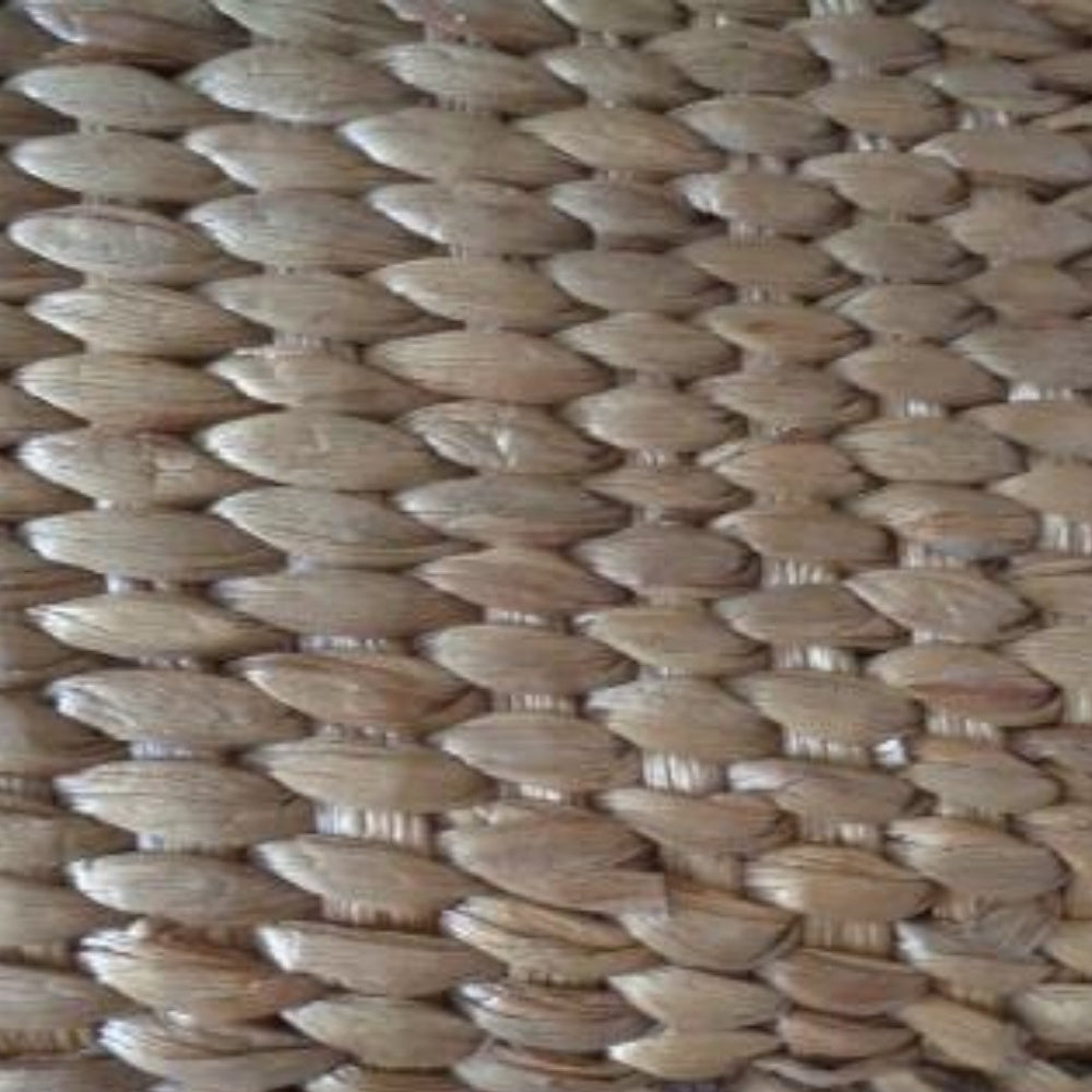 Wasserhyazinth Teakholz Sitzbank CASABLANCA 90cm natural Unikat