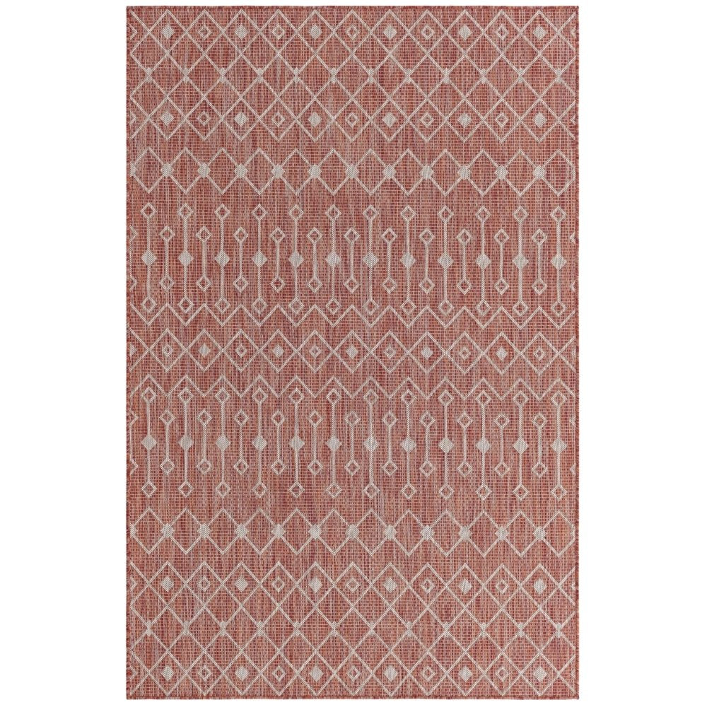 Teppich OUTDOOR CIATO Rechteckig Rostrot verschiedene Größen