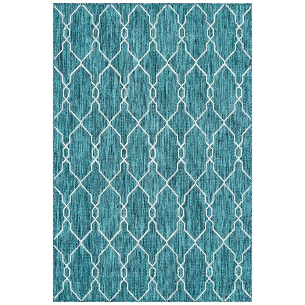 Teppich OUTDOOR CIATO Rechteckig Blaugrün verschiedene Größen