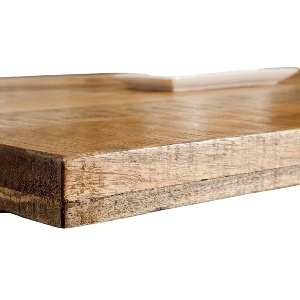 Esstisch CRAFT 160cm Mango natur  Massivholz Metall Kufengestell