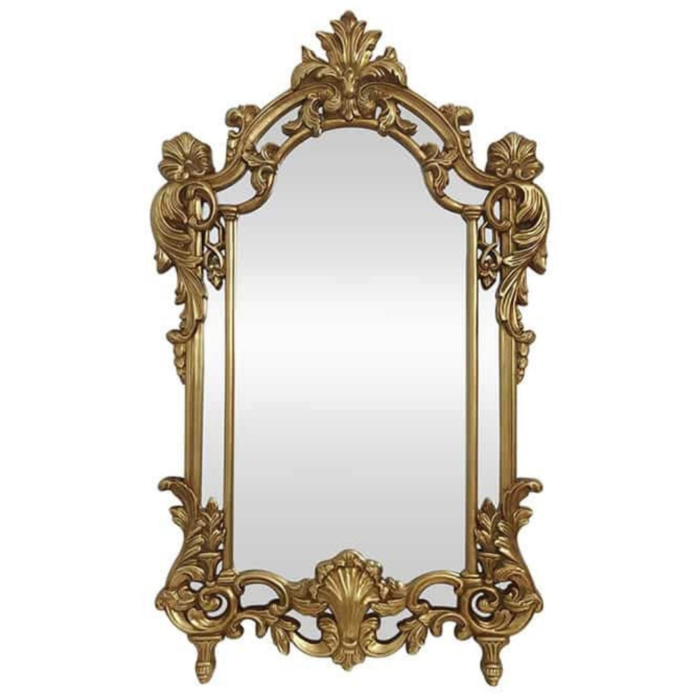 Opulenter Wandspiegel KINGDOM 150cm Gold Barock Verzierung Design