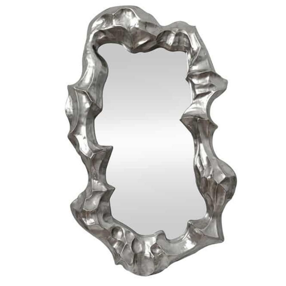 Extravaganter Wandspiegel VENICE 150cm Silber variabel aufhängbar